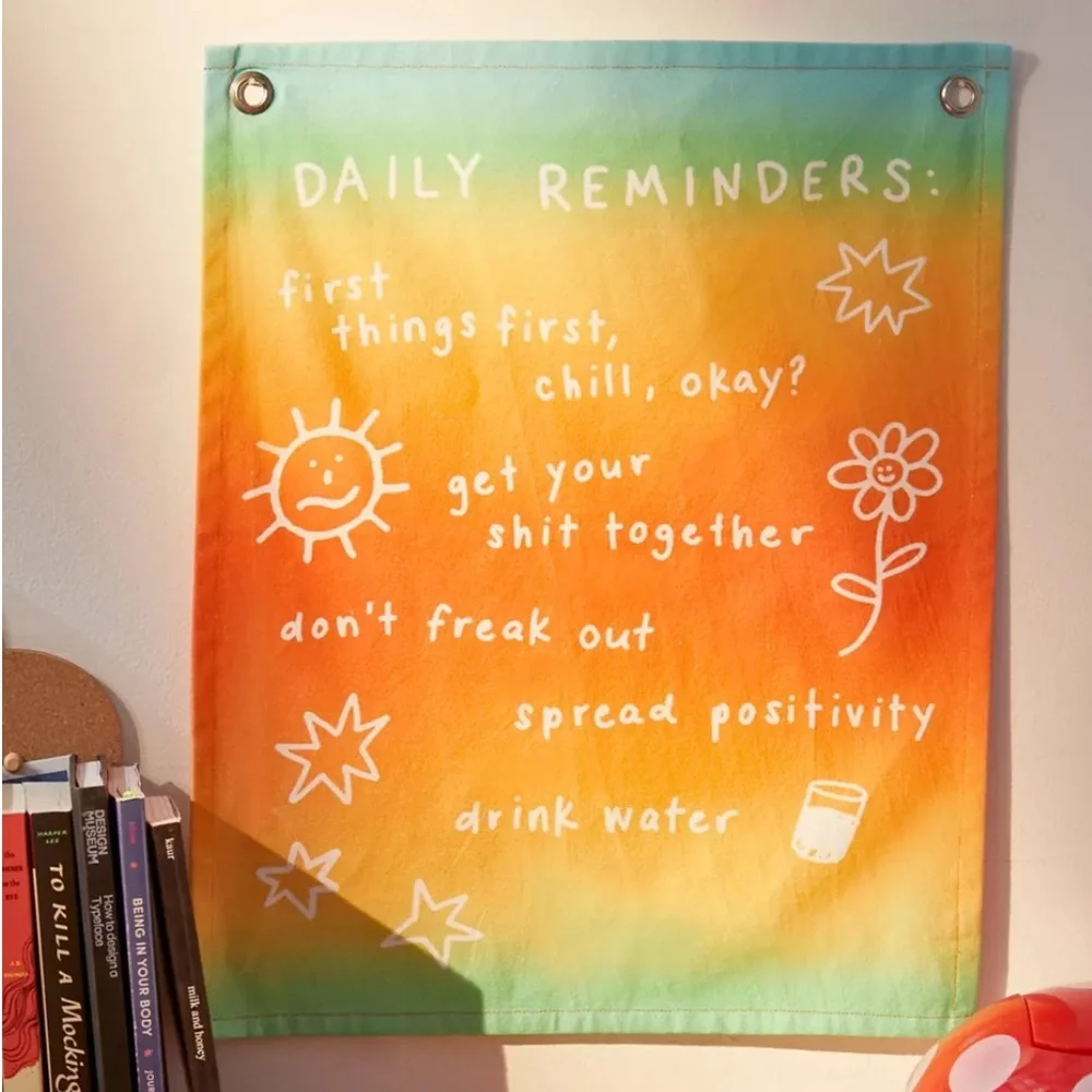 Daily Reminder Tapestry
